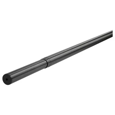 HUGAD Curtain rod, black 210-385 cm, 00217132