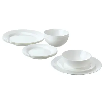 FAVORISERA 12-piece service, white, 00458602