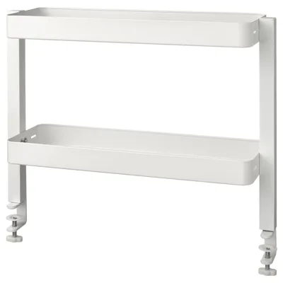 VATTENKAR Desktop shelf, white, 49x15 cm, 00541569