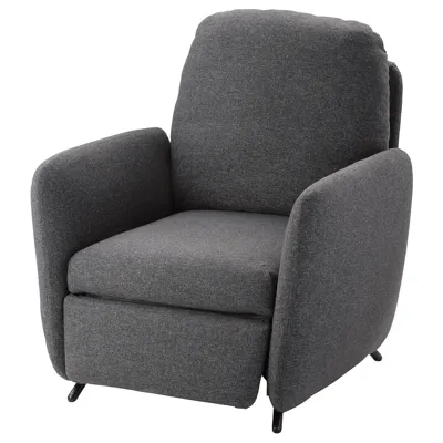 EKOLSUND recliner, Gunnared dark grey, 09297191