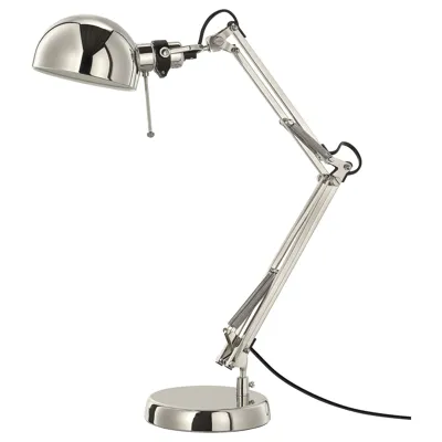 FORSA Work lamp, nickel-plated, 10146766