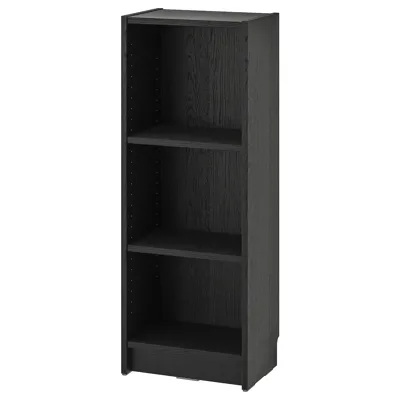 BILLY Bookcase, black oak effect, 40x28x106 cm, 10477332