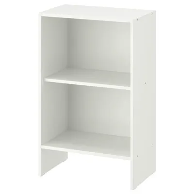 BAGGEBO Bookcase, white 50x30x80 cm, 10483875