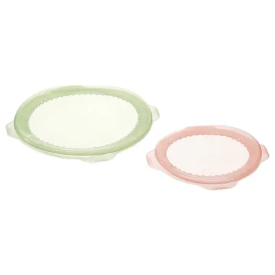 OVERMATT food cover, set of 2, silicone, 10497924