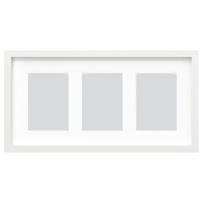 RODALM frame for 3 pictures, white, 55x28 cm, 10553726