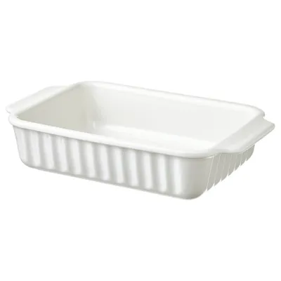 POETISK Oven dish, off-white, 30x20 cm, 10513877