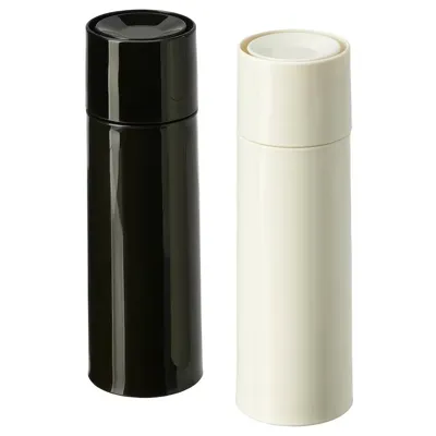 BARNASINNE spice mill, black/white, 14 cm, 10523720