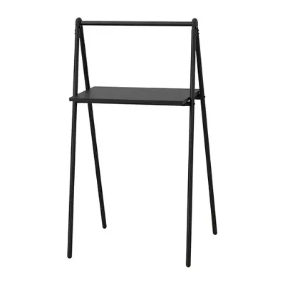 BJORKASEN folding table, black, 59x35 cm, 20527336