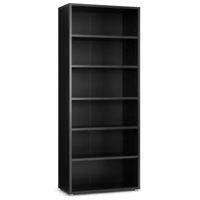 TVILUM Prima Bookcase 89x40x221 cm - Black Woodgrain, 8042161