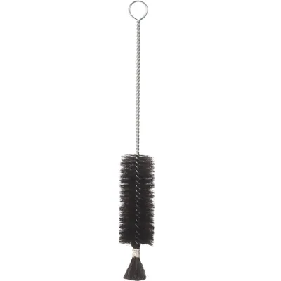 Horse Hair Twisted Wire Cleaning Brush-L, Black, 38.5*5Cm 4589767220297