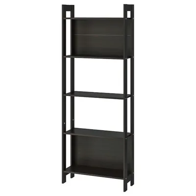 LAIVA Bookcase, black-brown 62x165 cm, 20178592