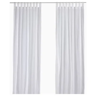 MATILDA Sheer curtains, 1 pair, white, 145x250 cm, 20172203