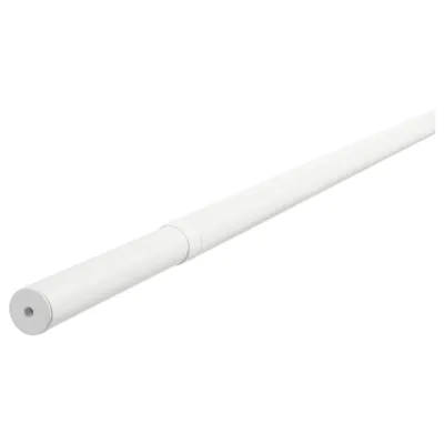 HUGAD Curtain rod, white 210-385 cm, 20217131