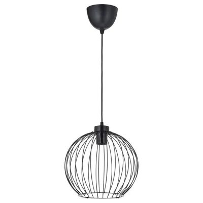GRINDFALLET Pendant lamp, black, 30 cm, 20502487