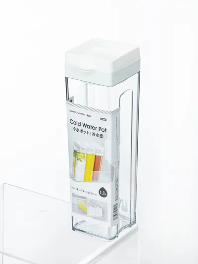 Cold Drink Water Pitcher, White, 1.8L 4589767239077