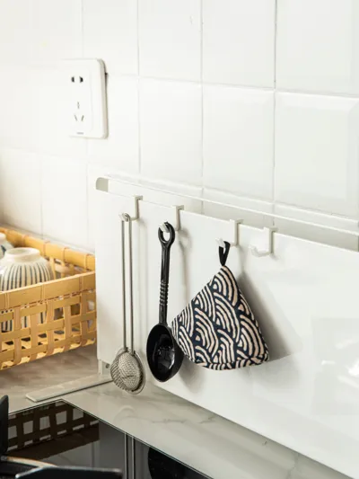 Hook Accessory For Magnetic Horizontal Backpanel (Set of 8), White, 2.3*2.6*0.3Cm 4589767228873
