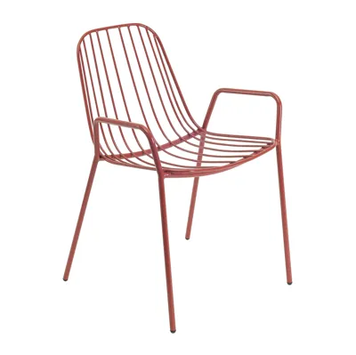 NERISSA Chair, matt red, 52x51.5x77.5 cm, 2407095