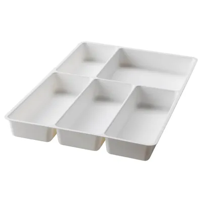 STODJA cutlery tray, white, 31x50 cm, 30177224
