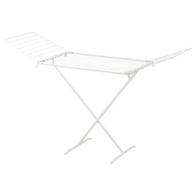 MULIG drying rack, in/outdoor, white, 30228756