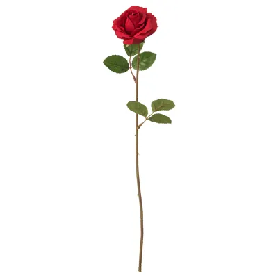 SMYCKA Artificial flower, Rose/red, 52 cm, 30333597