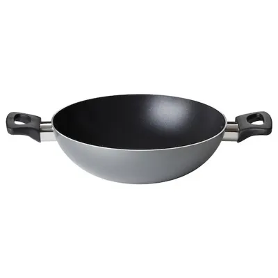 FRUKTKAKA kadai wok, grey, 24 cm, 30427237