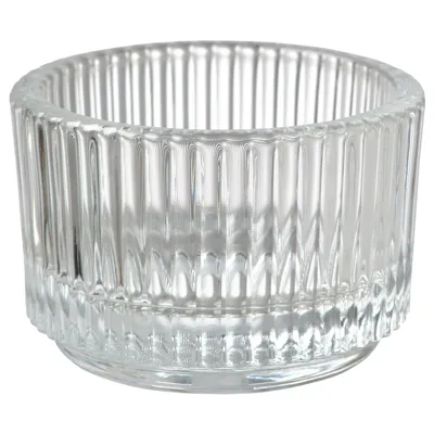 FINSMAK Tealight holder, clear glass, 3.5 cm, 30470985