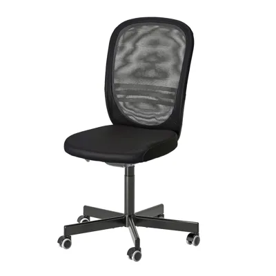 FLINTAN Office chair, black, 30489032