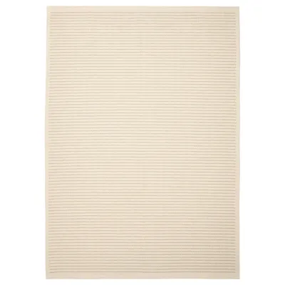 STARREKLINTE Rug, flatwoven, natural/light green, 120x180 cm, 30507899