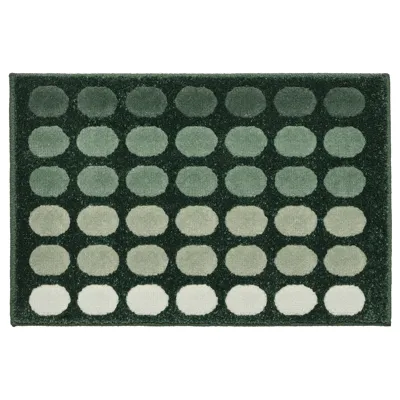 TUNNELBANA door mat, dark green, 40x60 cm, 30577967