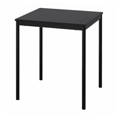 SANDSBERG Table, black, 67x67 cm, 39420401