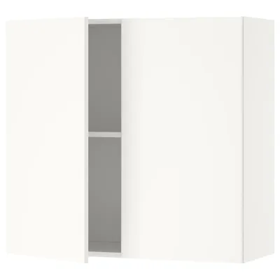 KNOXHULT Wall cabinet with doors, white 80x75 cm, 40334285