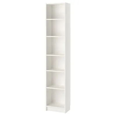 BILLY Bookcase - white, 40x28x202 cm, 30522041