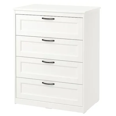 SONGESAND Chest of 4 drawers, 82x104 cm, 40366790