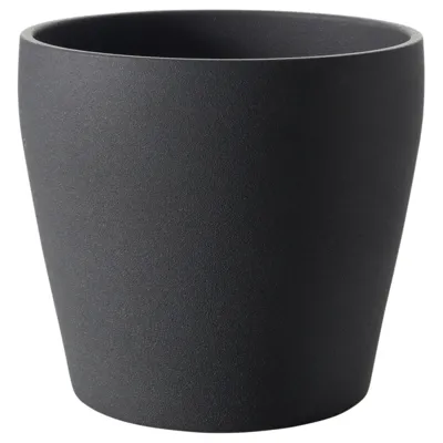 PERSILLADE Plant pot, dark grey 19 cm, 40450996