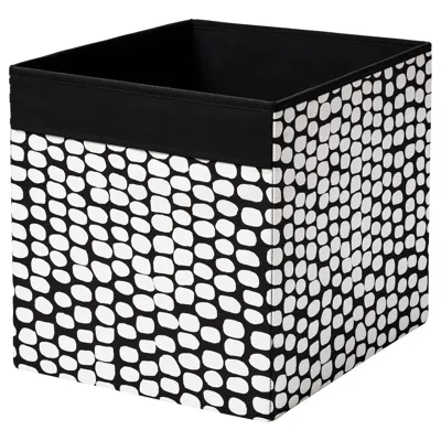 DRONA Box, black/white 33x38x33 cm, 40468086