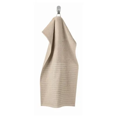 VAGSJON hand towel, light beige, 40x70 cm, 40494617