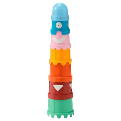 UPPSTA Building beakers, multicolour, 40513885