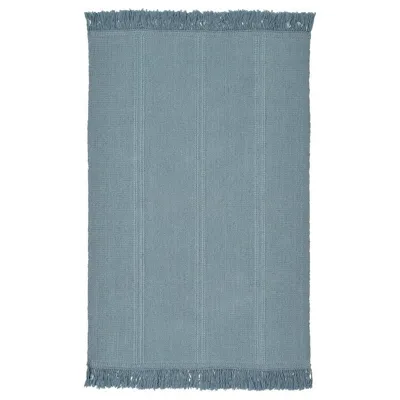 SORTSO Rug, flatwoven, light blue, 55x85 cm, 40528877