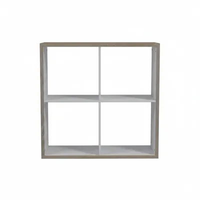 DEMEYERE Hollow Shelving 86x29x84cm - Brush Oak / White