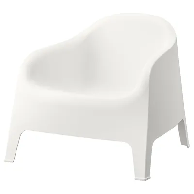 SKARPO Armchair, outdoor, white, 50234186