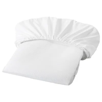 LENAST Mattress protector, white 60x120 cm, 50373101