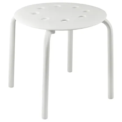 MARIUS Stool, white, 35 cm, 50536966