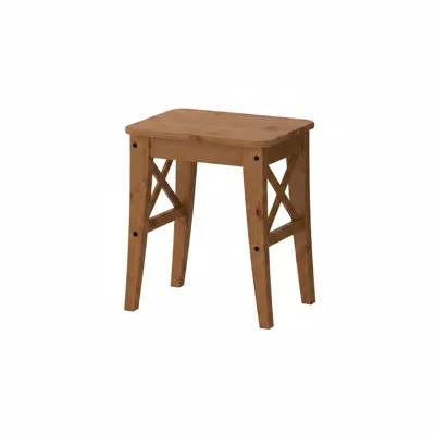 INGOLF Stool, antique stain, 20362726