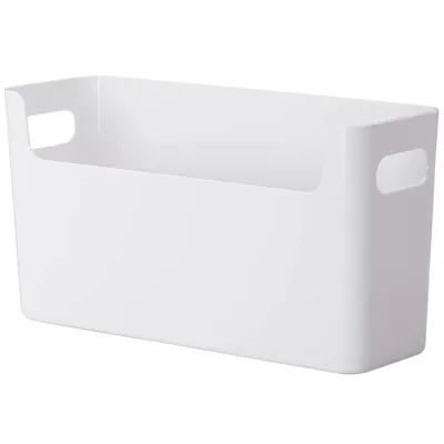 Plastic Storage Box With Handle(S), White, 25.5*8.4*13.5Cm 4589767194796