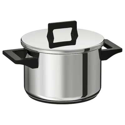 SNITSIG pot with lid 3L stainless steel, 60142030