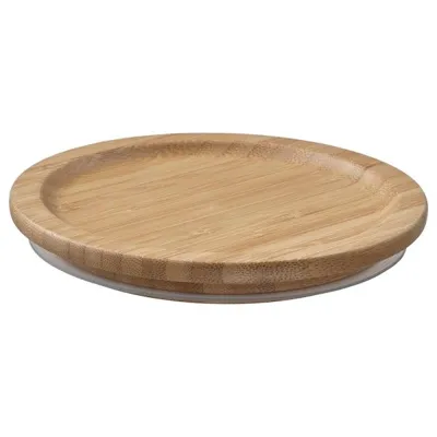 IKEA 365+ lid, round/bamboo, 60381902