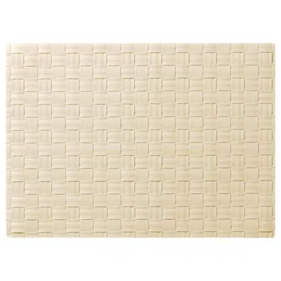 ORDENTLIG Place mat, off-white 46x33 cm, 60447106