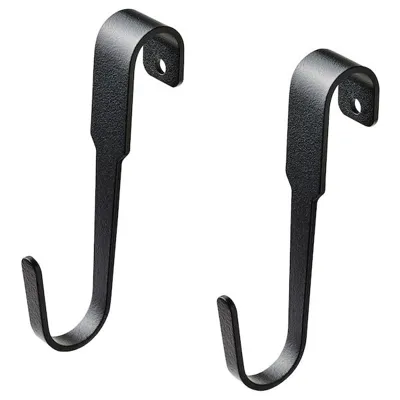HULTARP Hook, black 11 cm, 60448832
