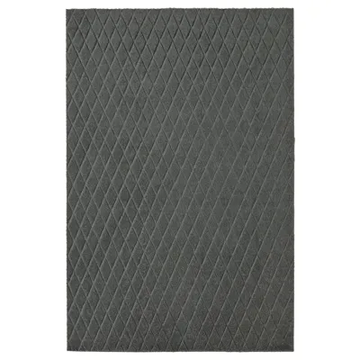 OSTERILD Door mat, indoor, dark grey, 40x60 cm, 60511116