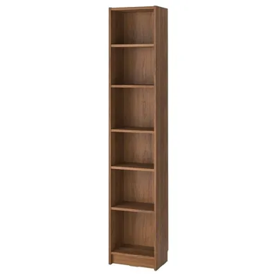 BILLY Bookcase, brown walnut effect, 40x28x202 cm, 60508642